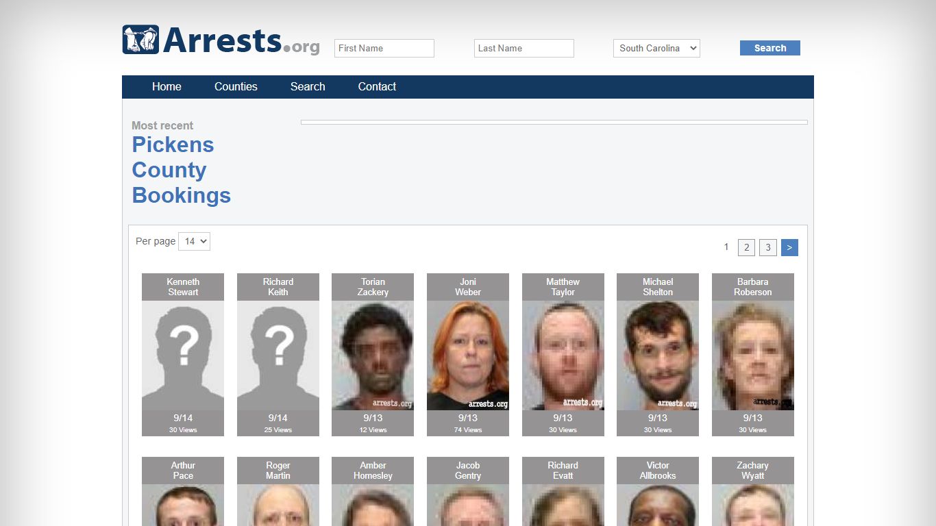Pickens County Arrests and Inmate Search